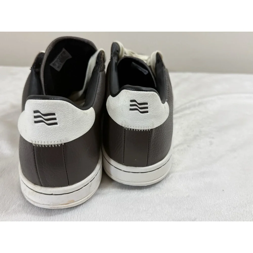 Adidas Golf Shoes Men's US 12 Brown Leather Spikeless Lace Up Casual